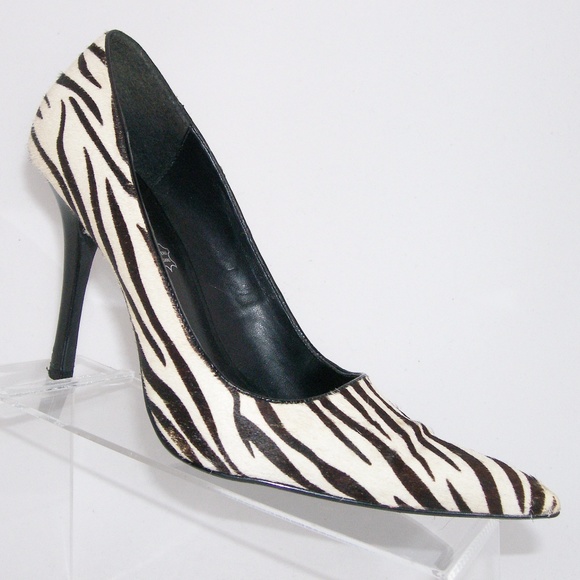 Aldo Shoes - ALDO 'Ariana-92' white brown zebra pump 9 EU 40